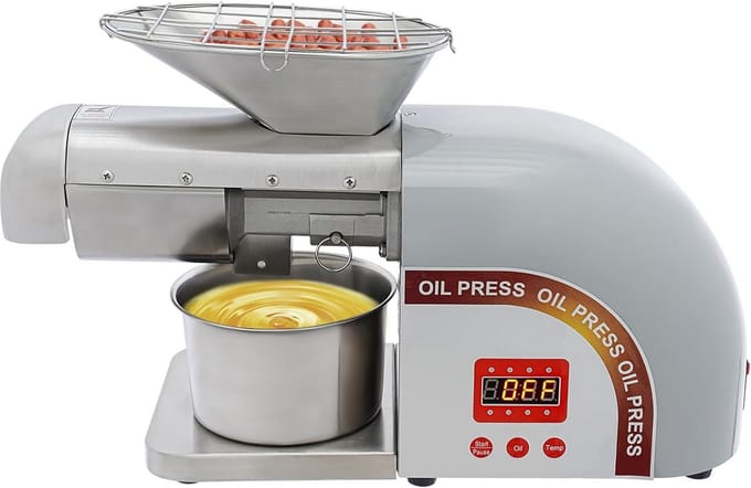 Oliepers Machine - Koude Pers - Huishoudelijk Gebruik