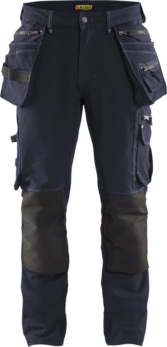 Blåkläder X1900 Werkbroek 4-weg Stretch 1998 - zwart - maat 48 (M)