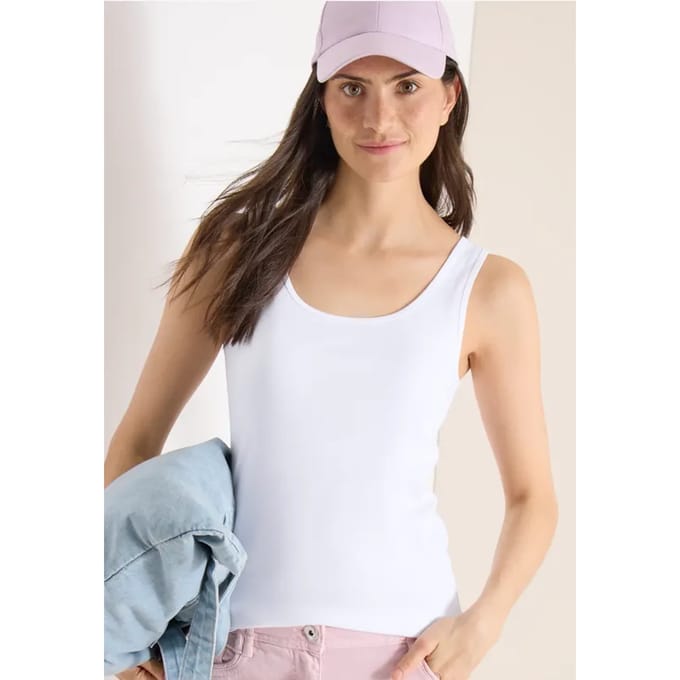 Basic top met ronde hals in een 2-pack