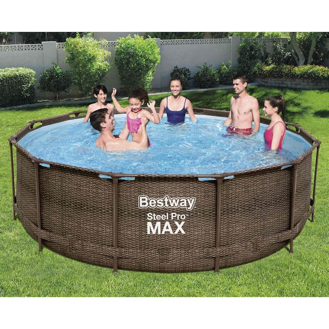 BESTWAY Zwembad Steel Pro Max™ met filterpomp en ladder 366 x 100 cm