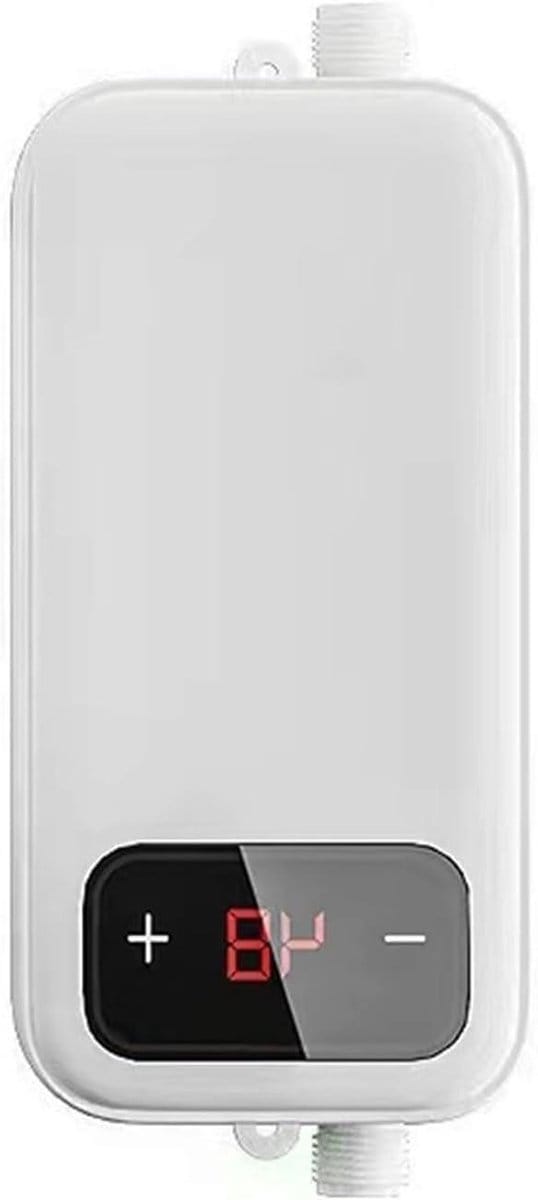 Tankless Water Heater - Instant Heater - Direct Heating - No Waiting Required - 16.8cm - White