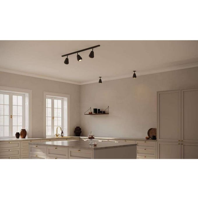 Nuura plafondlamp Anoli Spot Track 3 zwart, metaal