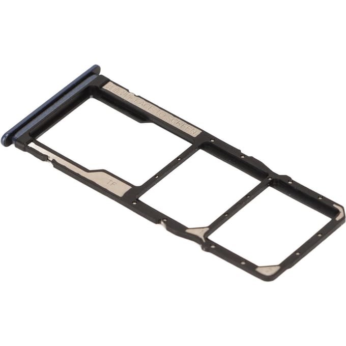 Support de carte SIM de remplacement Support de fente pour carte mémoire avec éjecteur Brosse pour Xiaomi Redmi Note 9 bleu foncé