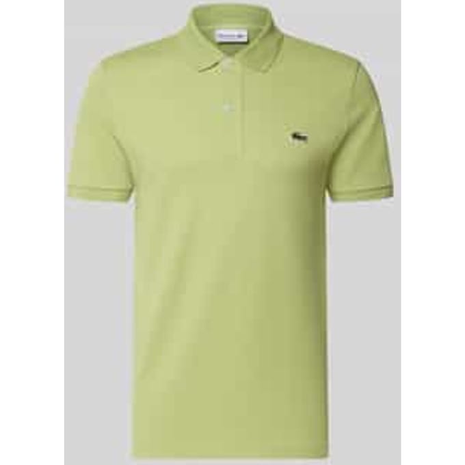 Lacoste Poloshirt Pique Groen - Maat M - Heren