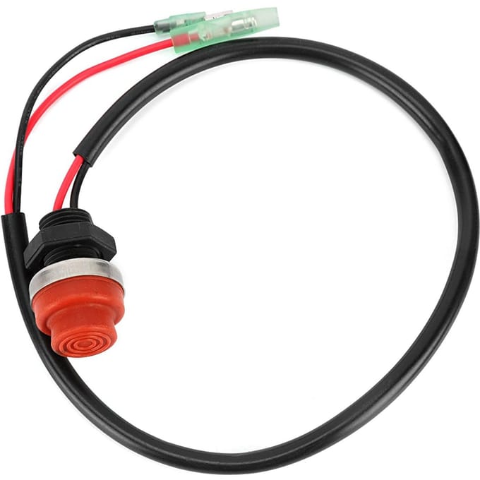 Duurzame start-stopschakelaar Keyless-drukknop voor buitenboordmotor van jachtboot black