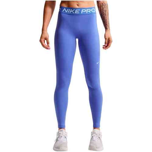 Nike w np df 365 mr tight usm in de kleur blauw.