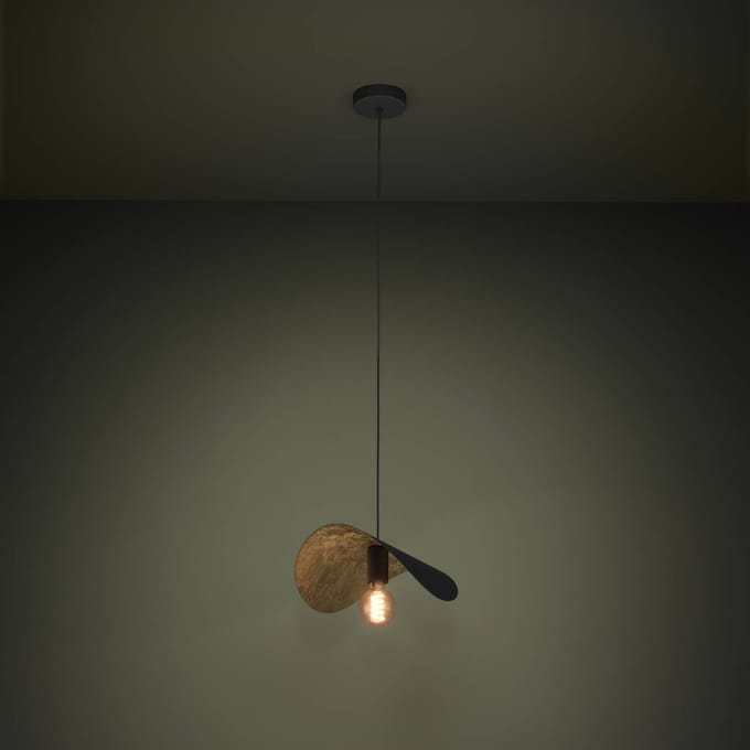 EGLO Stars of Light hanglamp Saceda 41 cm lang zwart/goud