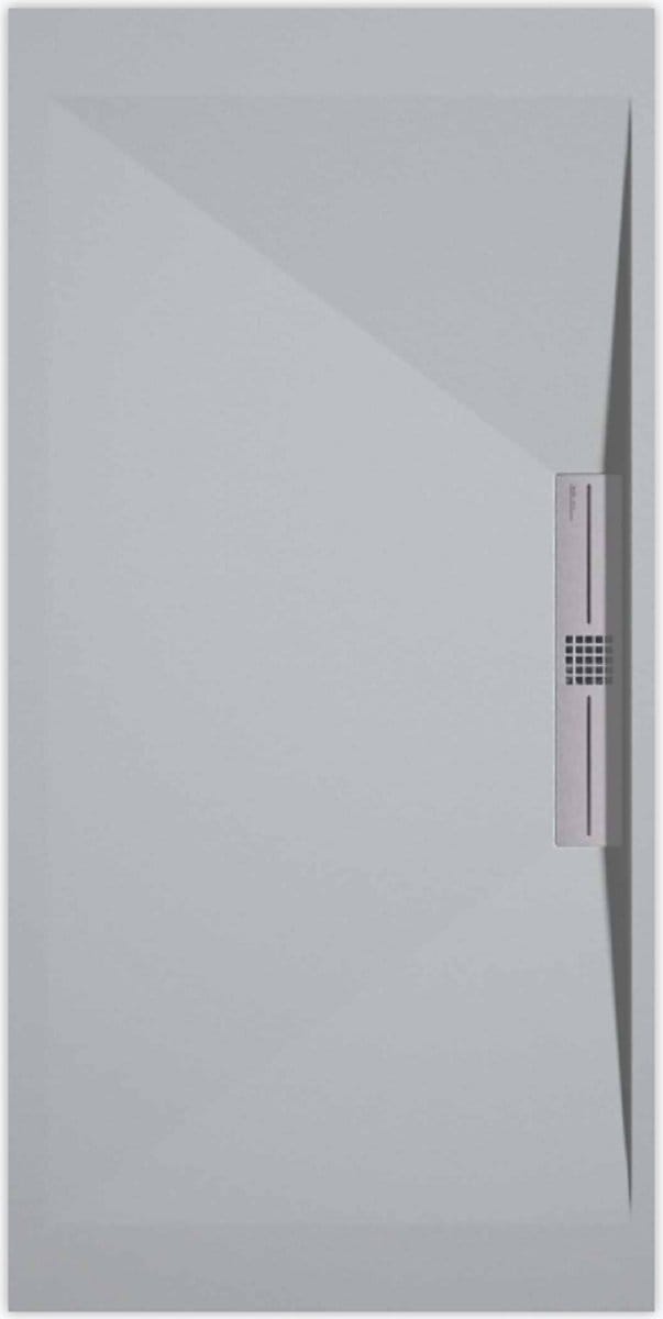 Sanifun douchebak Stone Side Gray 7035 Smooth 1200 x 700 S