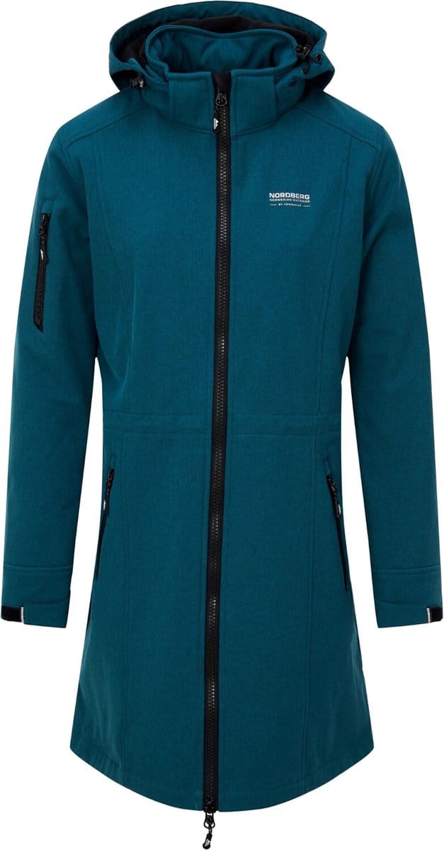 Nordberg Giselle Dames Softshell Ls01101-ln - Kleur Blauw - Maat S