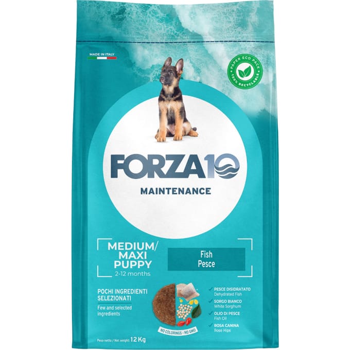 2x12kg Forza10 Puppy Junior met vis Hondenvoer