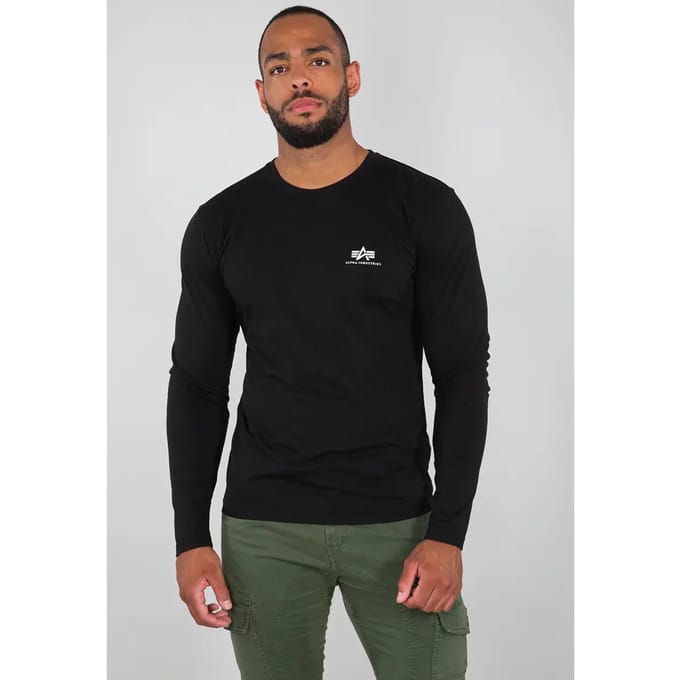 T-shirt met lange mouwen Alpha Industries Basic Small Logo