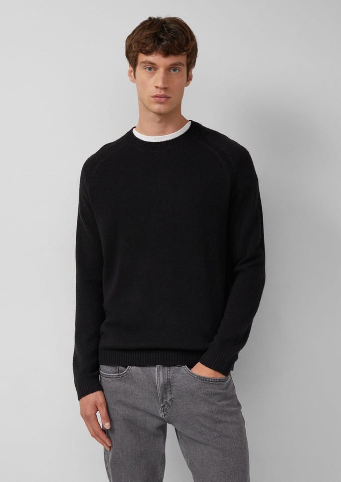 s.Oliver  Pullover Black Taglia: XL | Maglioni a maglia Outlet | Uomo | Nero