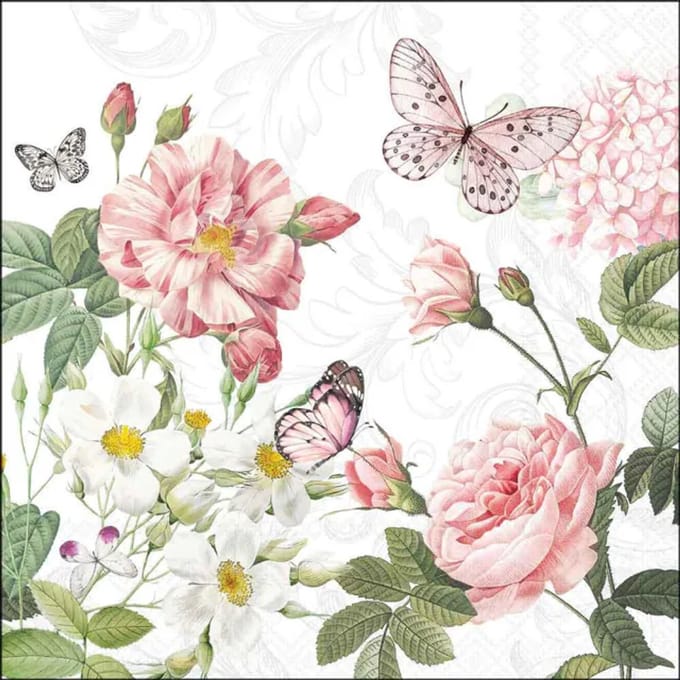 Ambiente - Servetten - 33 x 33 cm - Amelia White