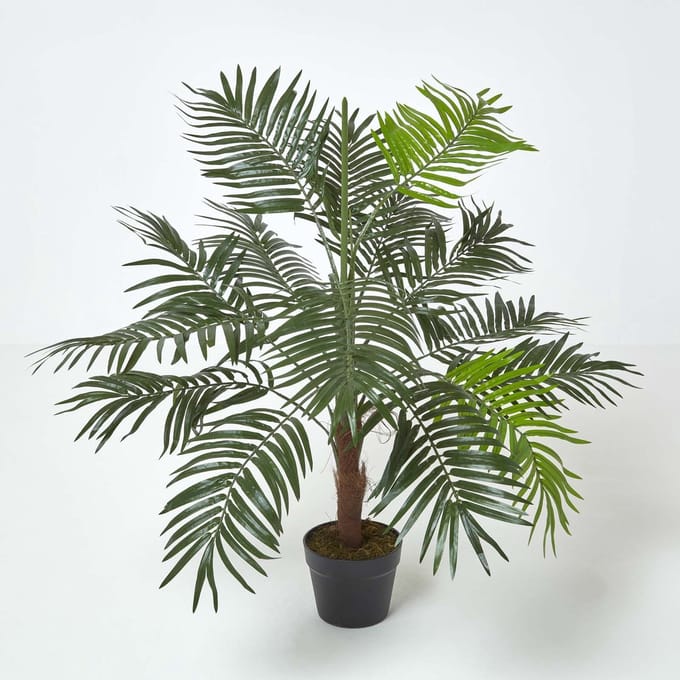 Homescapes Kunstboom Groen 'Mini Kunstpalm', 100 cm