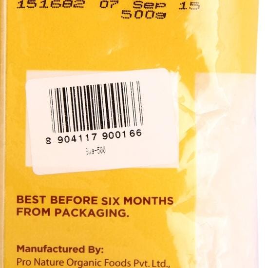 Sucre biologique Pro Nature - paquet de 500 g yellow