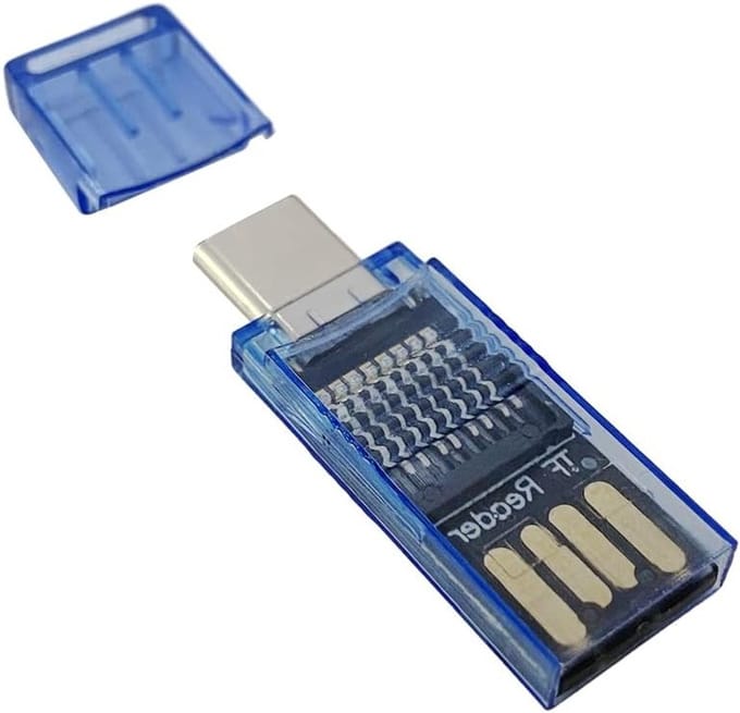 USB C en USB A Micro SD Kaartlezer OTG Adapter voor TF, Micro SD, Micro SDXC - Compatibel met PC en Smartphones