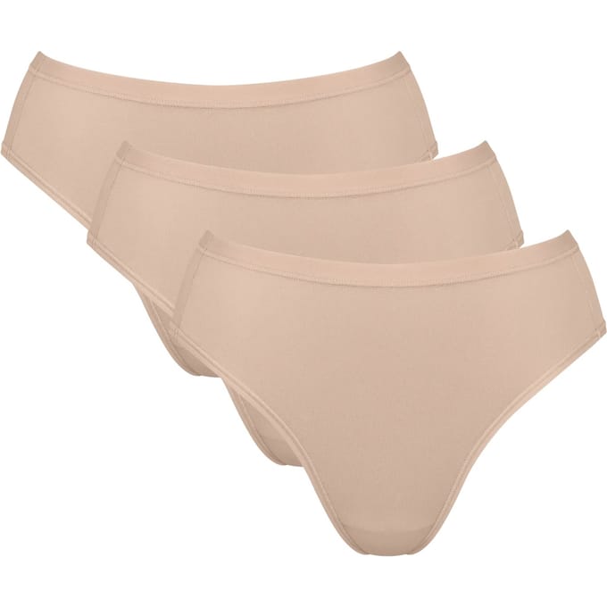 Slip met elastische tailleband, model 'GO DAILY COTTON'