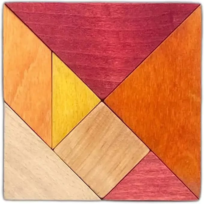 Tangram Wooden Story Warm