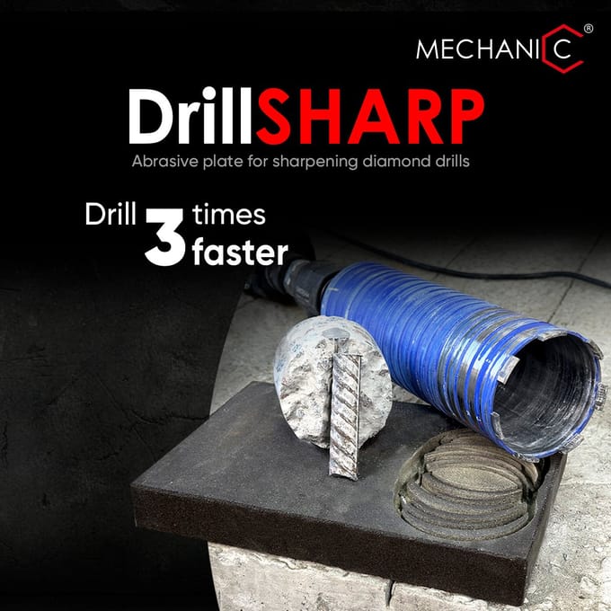 DrillSharp Opscherpblok voor Diamantboren – Schuurplaat 300x200x40 mm | Snel & Efficiënt Slijpen