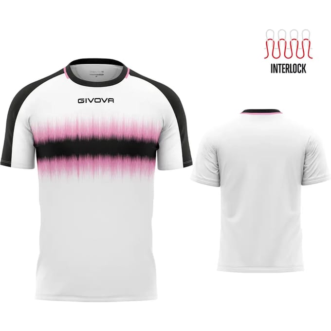 Sportshirt Givova Radio Roze-zwart Wit - M