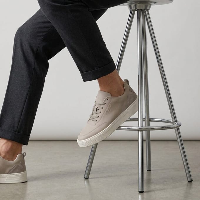 Cycleur de luxe Cycleur de Luxe Giclette Sneakers grijs Leer