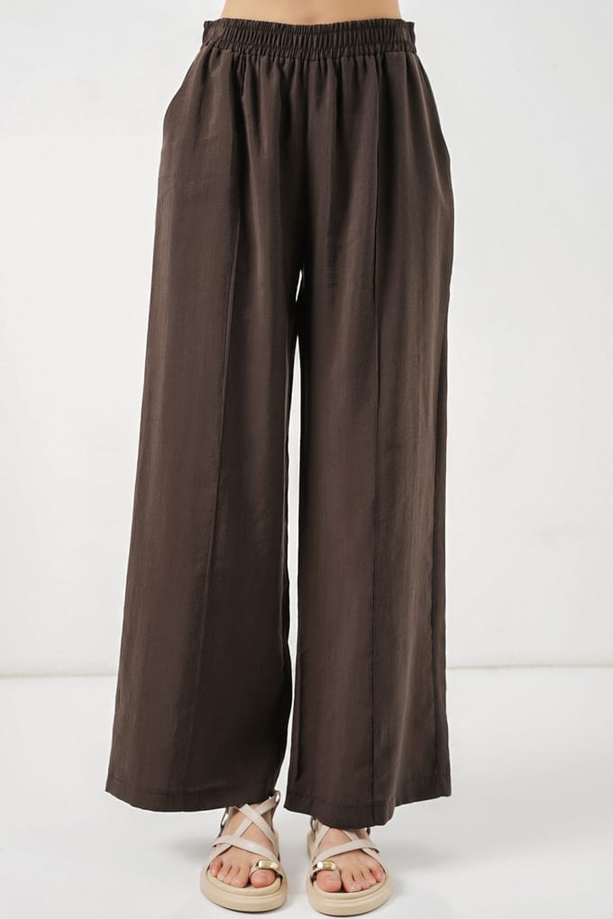 Wijdere Broek met Elastische Taille