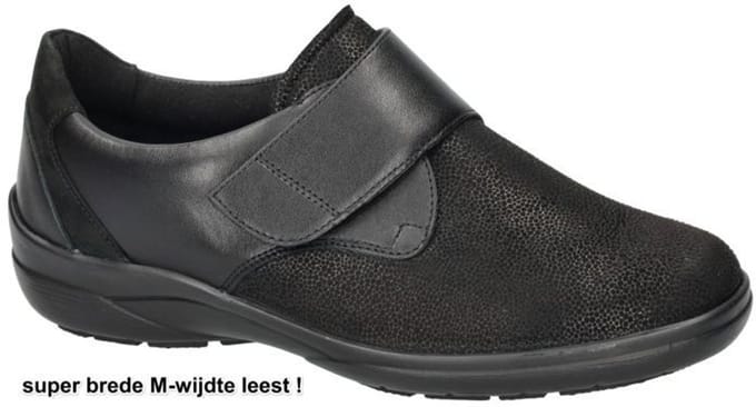 Solidus -Dames - zwart - ballerina's & mocassins - maat 38.5