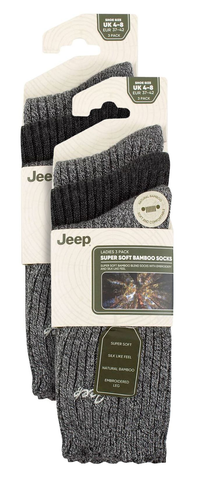 Dames 6-pack Bamboe Bootsokken | Schattige Geribbelde Top Sokken