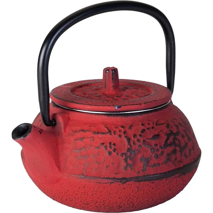 LACOR Theepot rood - 0.25 liter - gietijzer