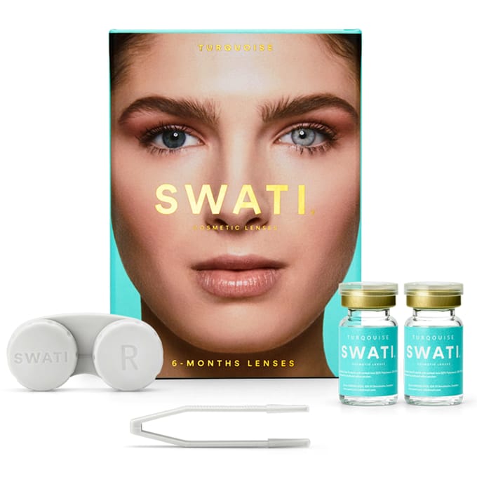 Swati Coloured Lenses Turquoise 6 Months 1 paar