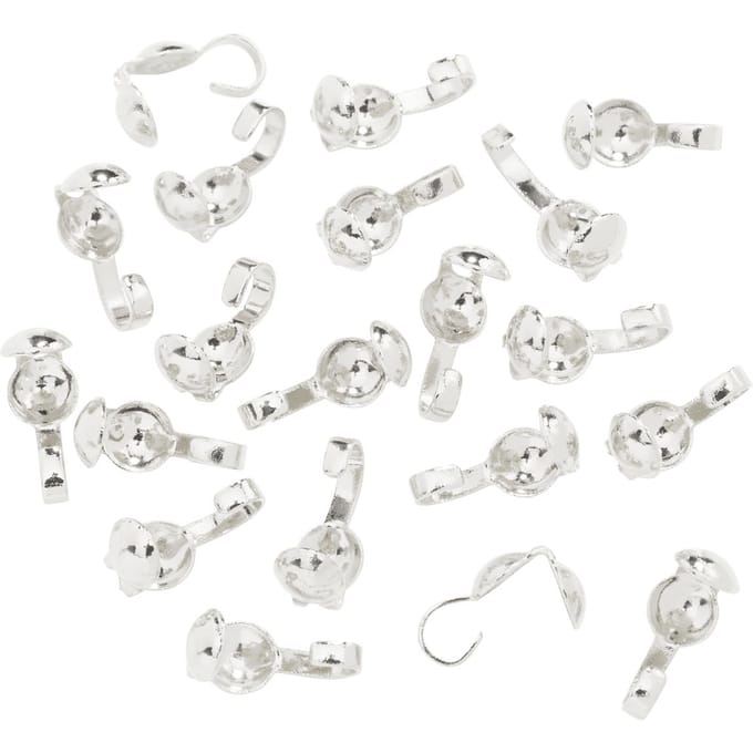 Kalotjes dubbel cups Platinum (Zilver) 20 stuks