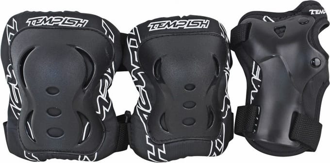 Tempish - Fid - Skatebescherming - 3-pack - Volwassenen - Zwart - L
