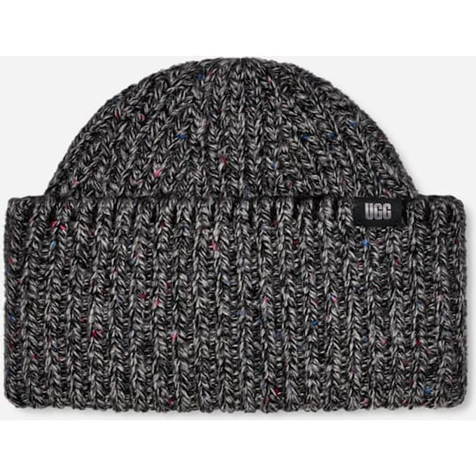 UGG® Wide Cuff Confetti-muts in Black, Acrylmix