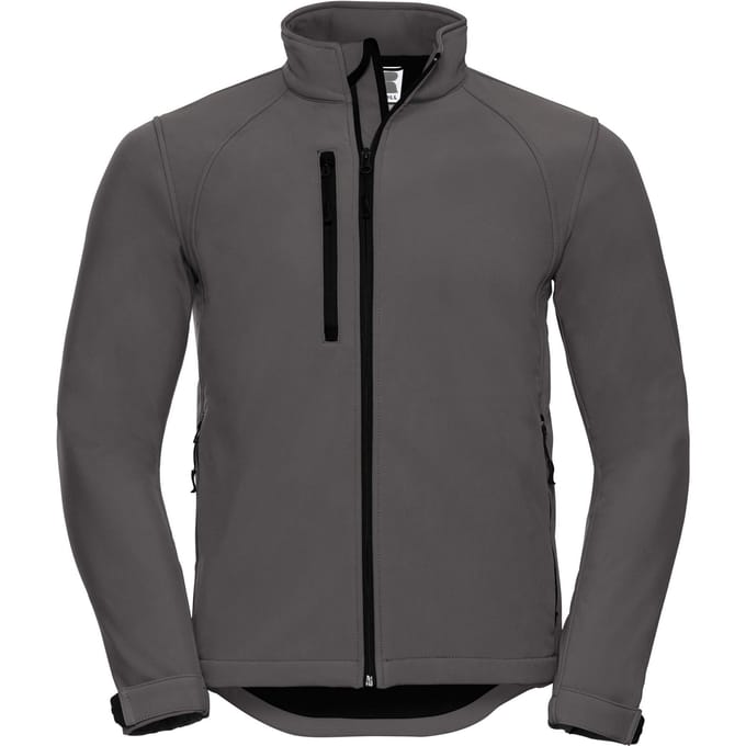 Russell Heren Soft Shell-jasje (Titanium Massief)