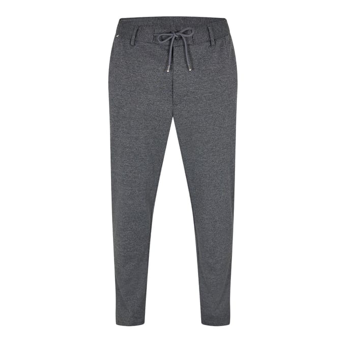 Boss Heren Geweven Tricot Broek (Medium Grijs)