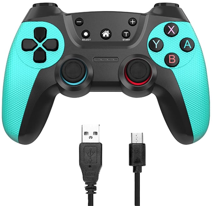 NAXSIR Gamepad voor Switch,Game Controller,Bluetooth,Draadloos,Turbo-functie,Met één toets wake-up,trillingen