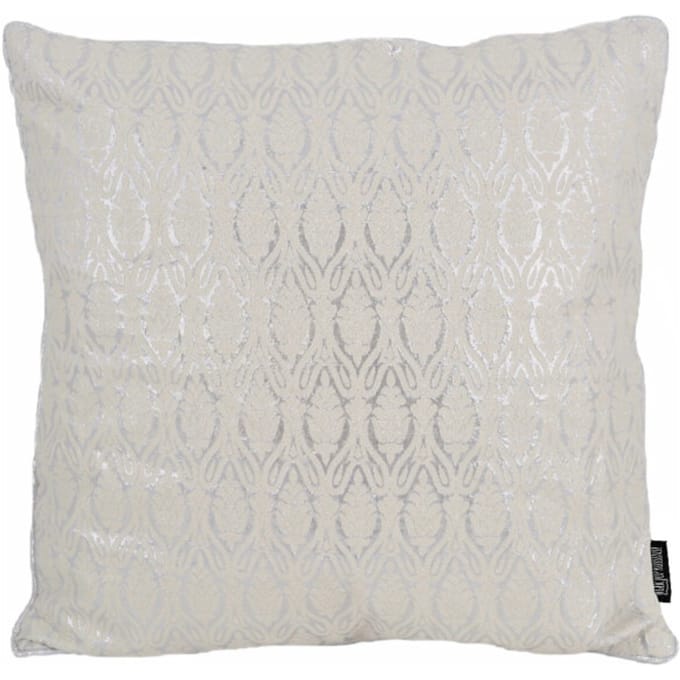 Gek op kussens! Sierkussen oona white / silver | 45 x 45 cm | polyester