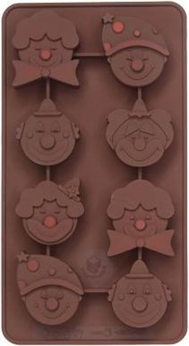 Sif Chocoflex Chocoladevorm Clown 8st Silico