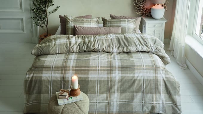 Rivièra Maison Connor Cushion Sierkussen - 30 x 90 cm cm - Zand
