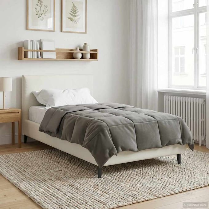 vidaXL - Winter - Duvet - 135 - x - 220 - cm - Winter - Microvezel - (100% - polyester)