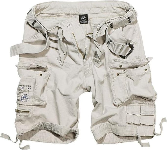 Urban Classics Cargo Korte broek -XL- Savage Vintage Cargo Wit