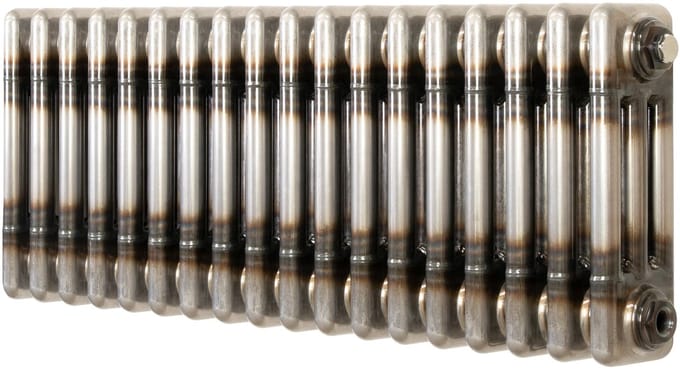 Traditionele radiator - 3-kolom - 300x830 mm - ruw metaal