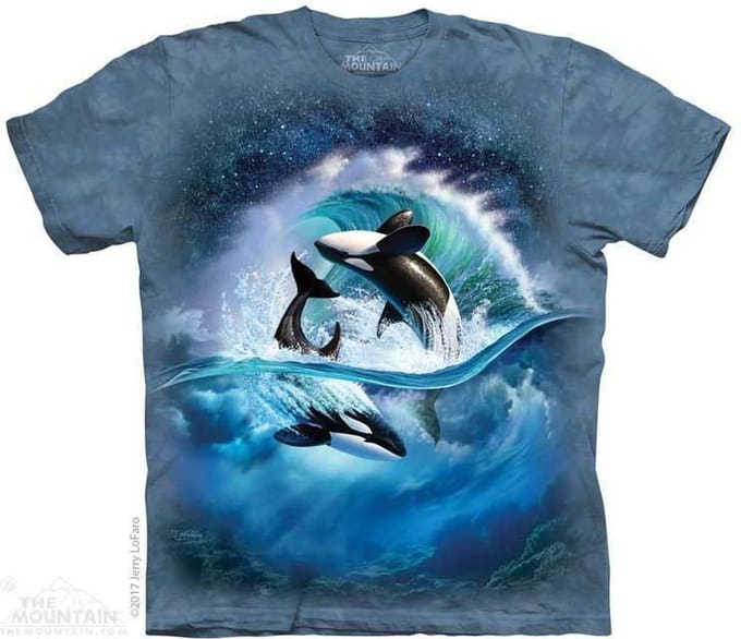 T-shirt Orca Wave M