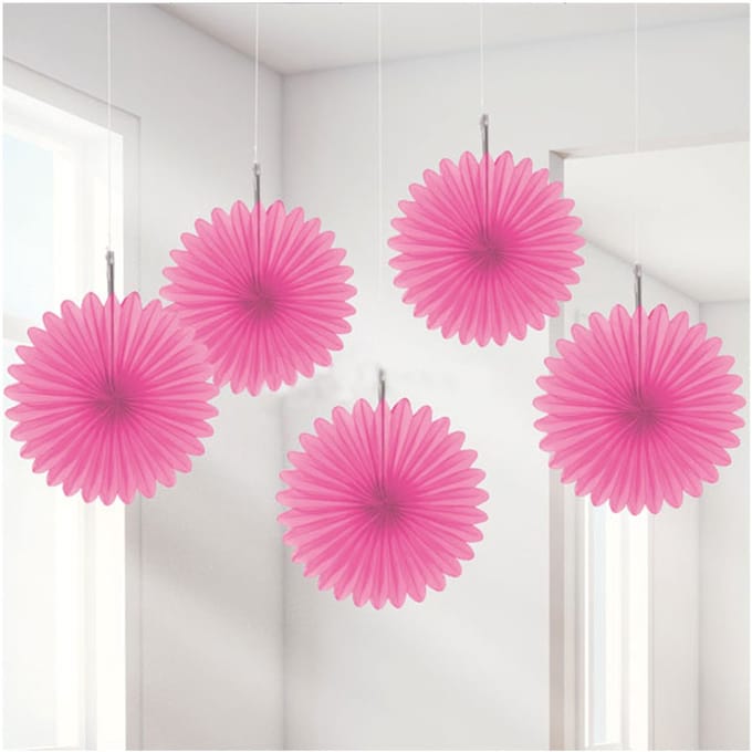 RIETHMULLER - Set roze rozetten decoraties