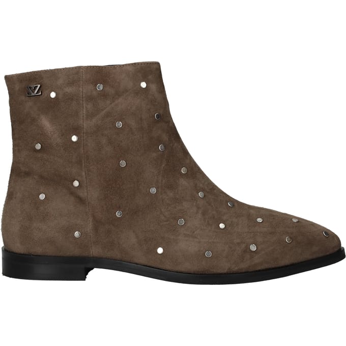 Lazamani - Dana - Dames - Enkellaarsjes - Taupe