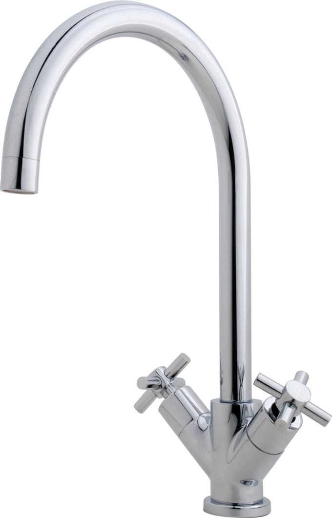 Mueller Cross keukenkraan chroom 2-knops