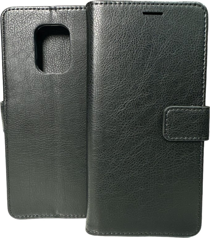 Portemonnee Book Case Hoesje Geschikt voor: Xiaomi Redmi Note 10 Lite - Zwart