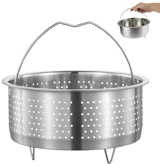 Stoompan met Zeefinzetstuk voor Koken - 17,5 cm