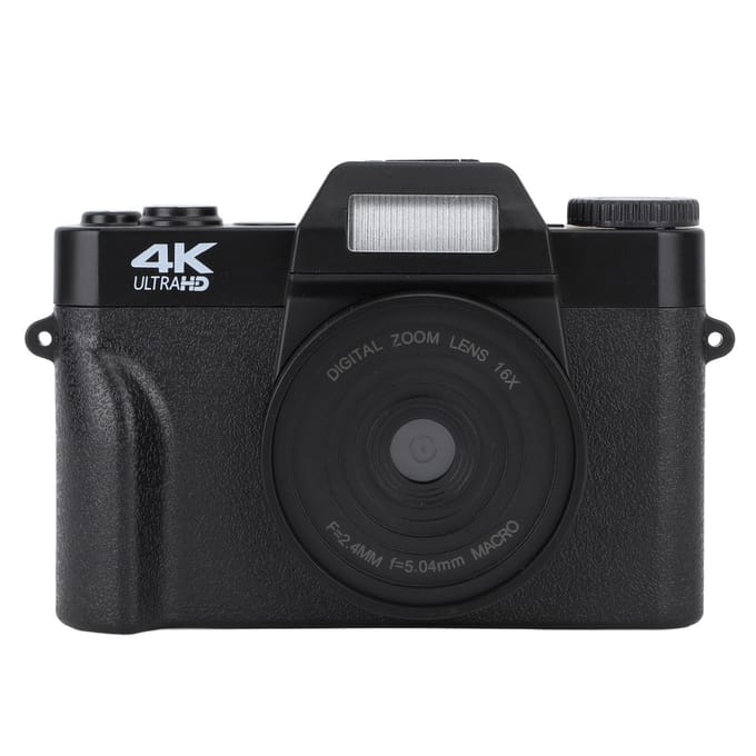 4K HD Digitale Camera 48MP 16x Digitale Zoom Autofocus Anti-Shake 3.0 Inch IPS Scherm Zakformaat Compact