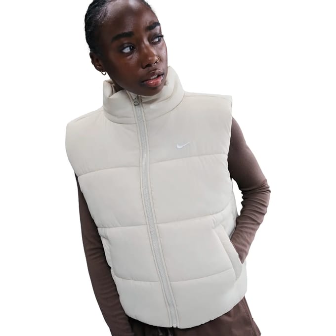 Nike Classic Dri-FIT Bodywarmer - Light Bone - Maat S - Dames